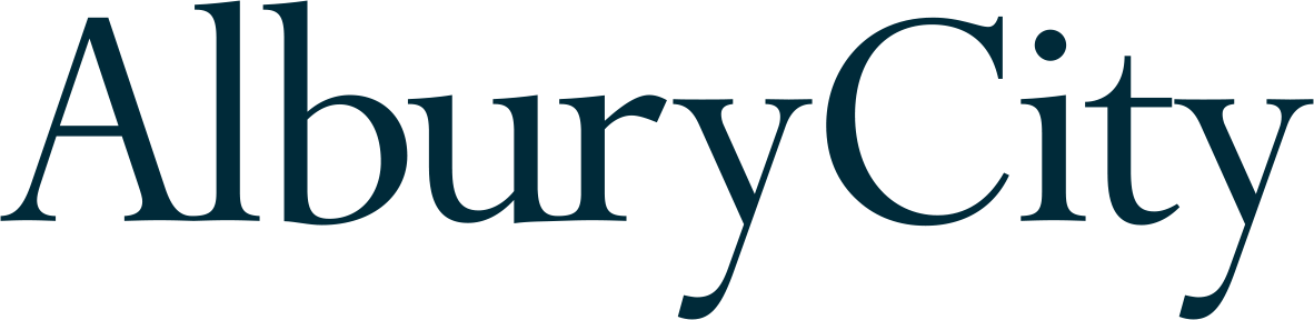 AlburyCity wordmark logo